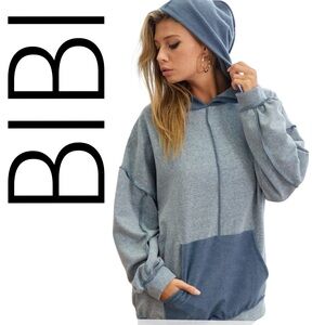 797: BIBI NEW HOODIE BLUE (OC)